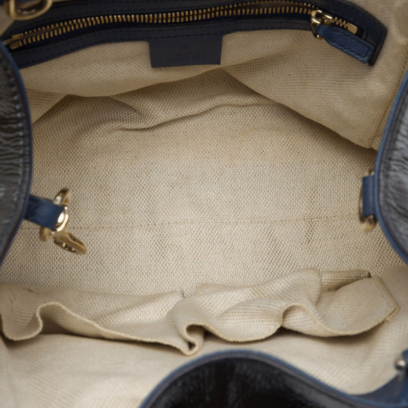Small Patent Soho Satchel - Image 4