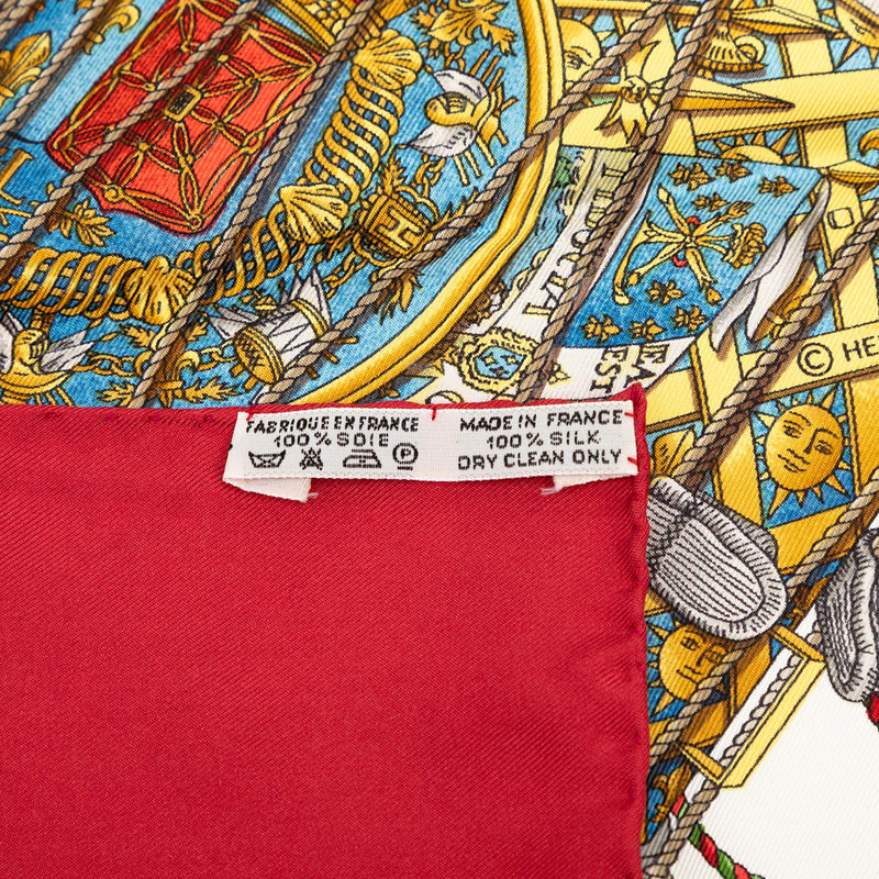 Les Tambours Silk Scarf 90 - Image 2