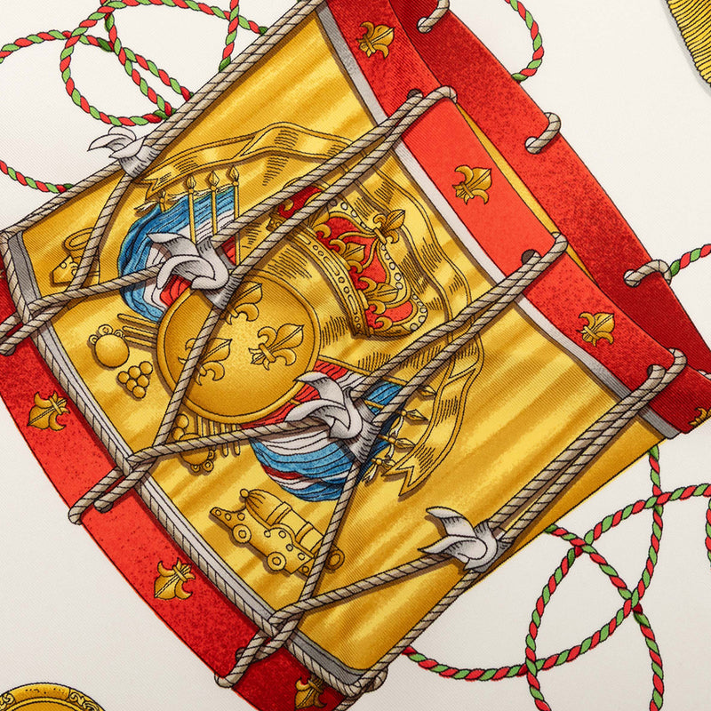 Les Tambours Silk Scarf 90 - Image 4