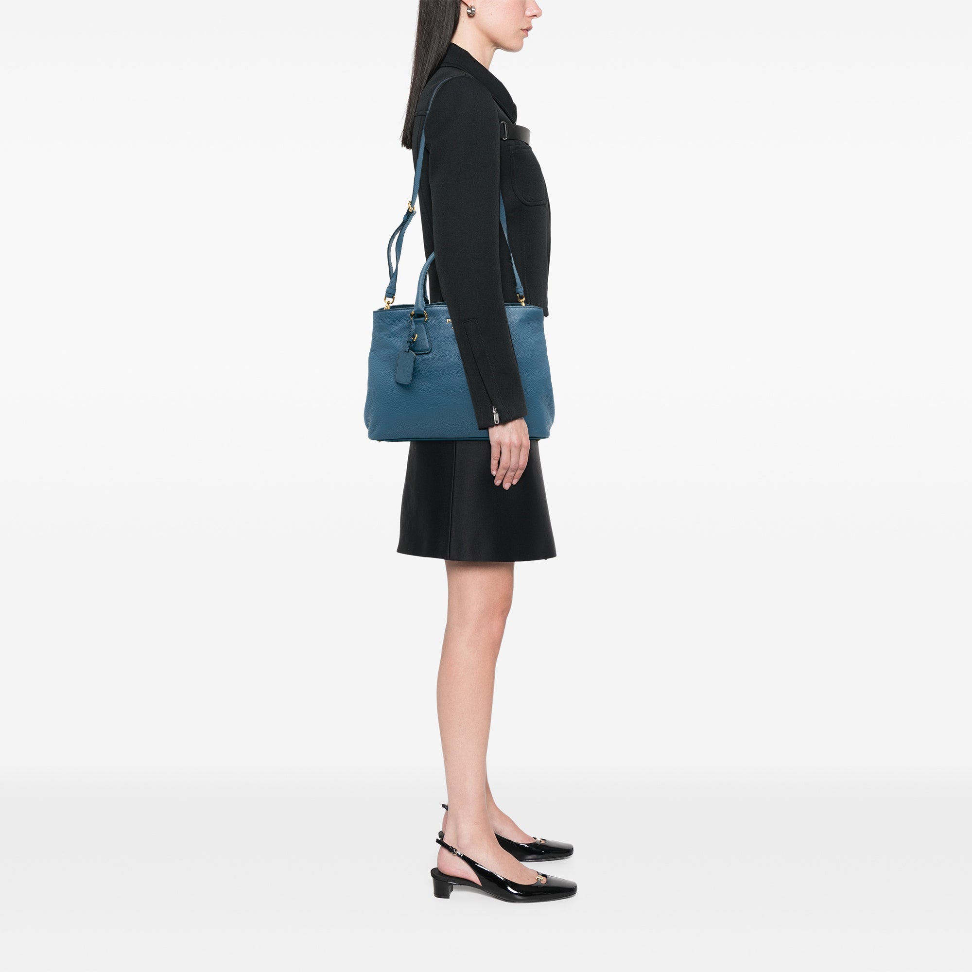 Vitello Daino Open Convertible Tote - Image 11