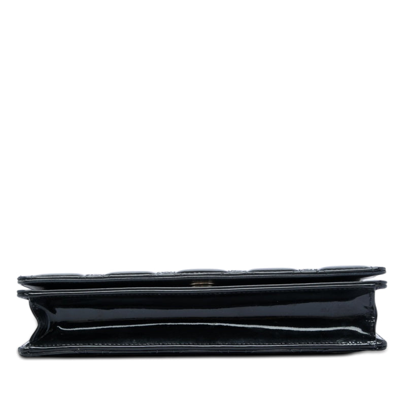 Patent Cannage Lady Dior Chain Convertible Clutch - Image 3
