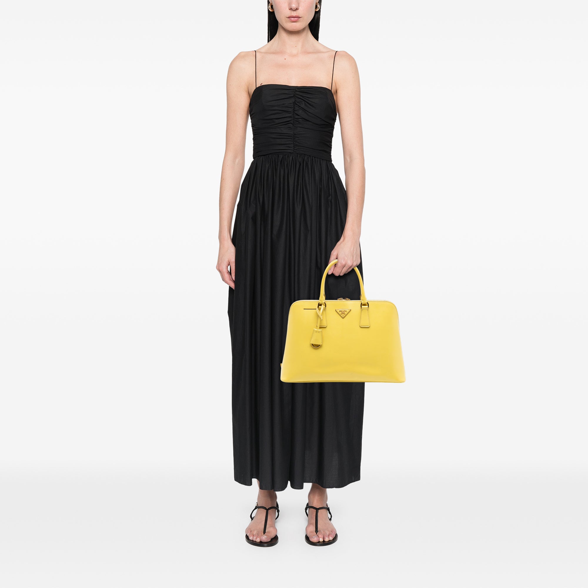 Large Saffiano Lux Promenade Satchel - Image 6