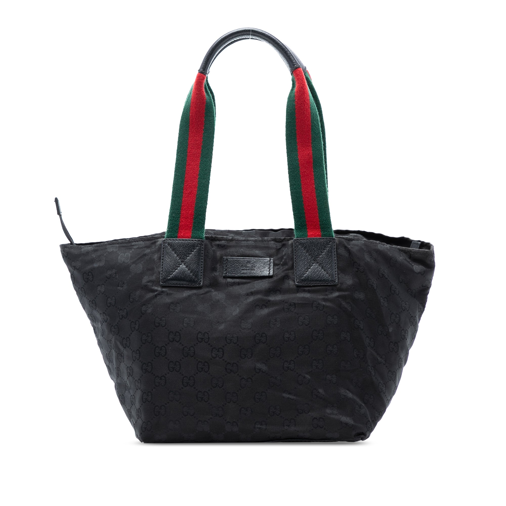 GG Canvas Web Tote - Image 1