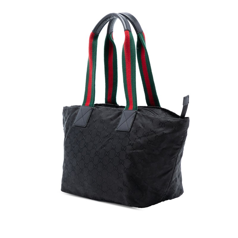GG Canvas Web Tote - Image 2