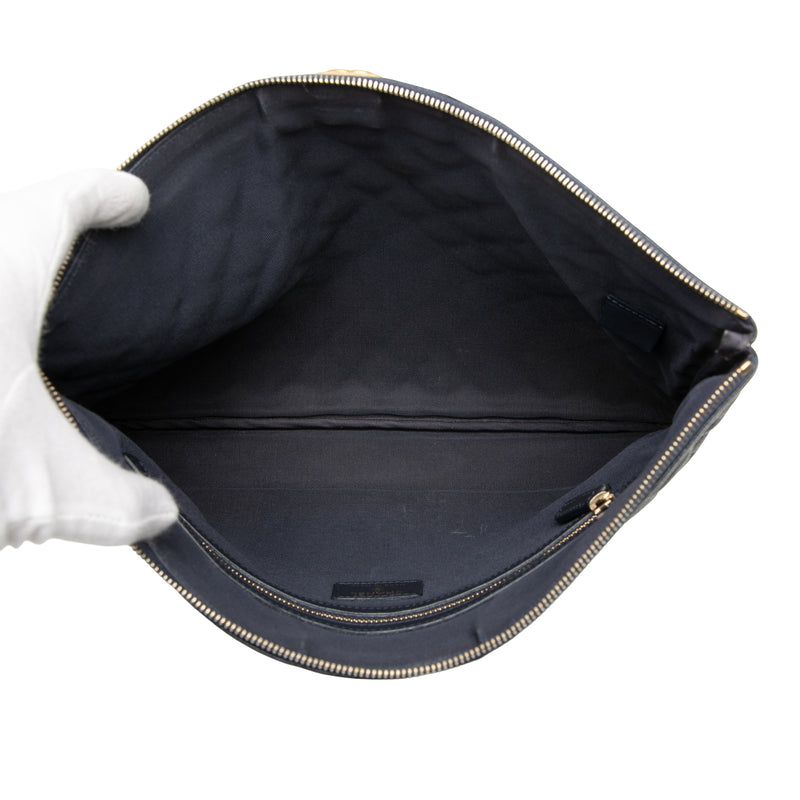 Large Quilted Caviar Boy O Case Clutch - Image 4