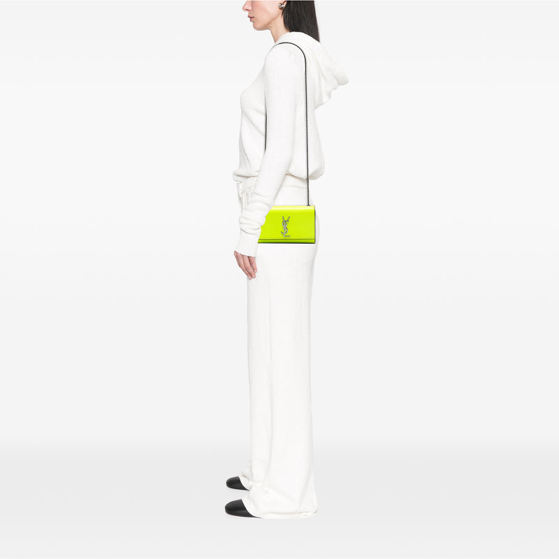 Small Patent Grain de Poudre Monogram Kate Crossbody - Image 6