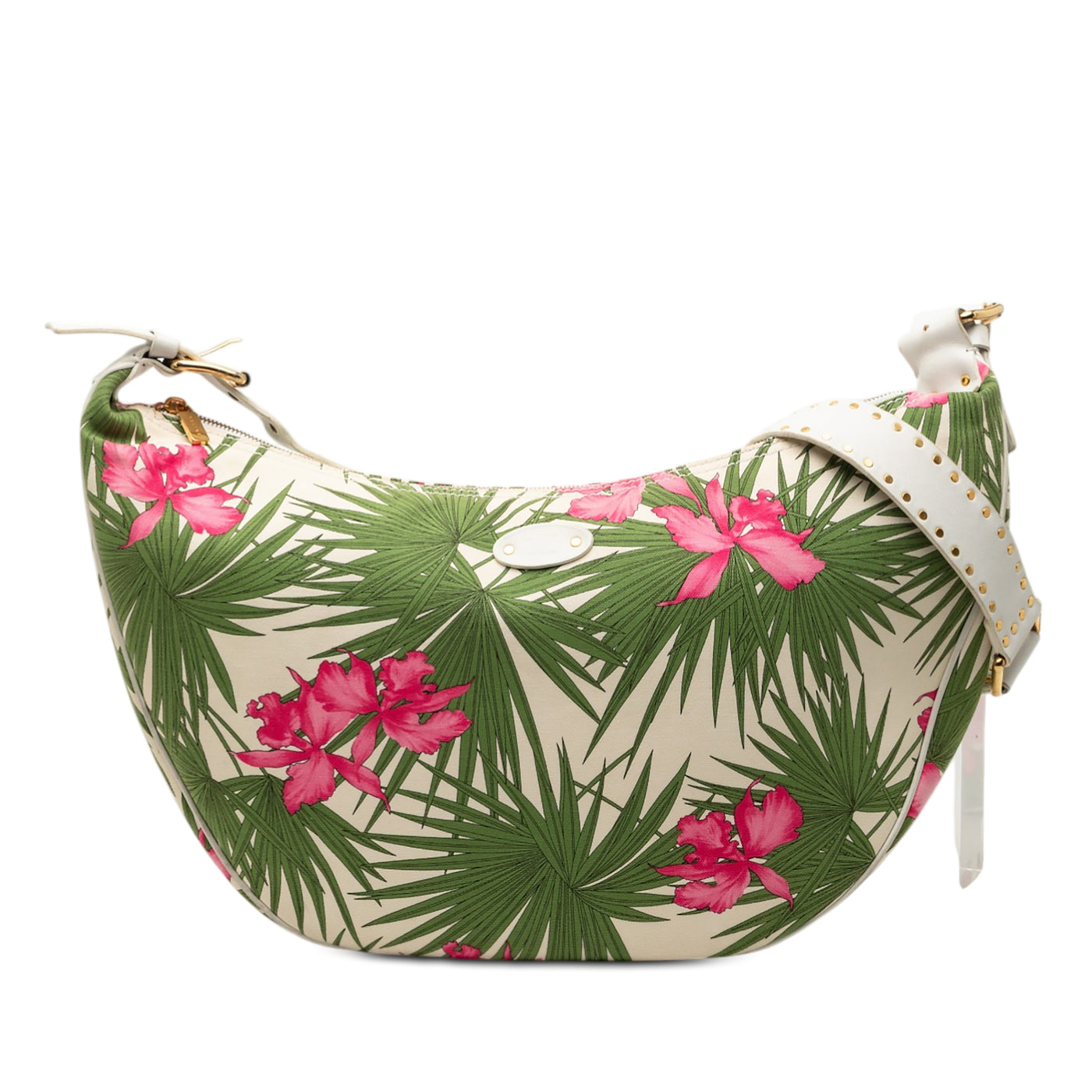 Floral Printed Canvas Crossbody - Image 1