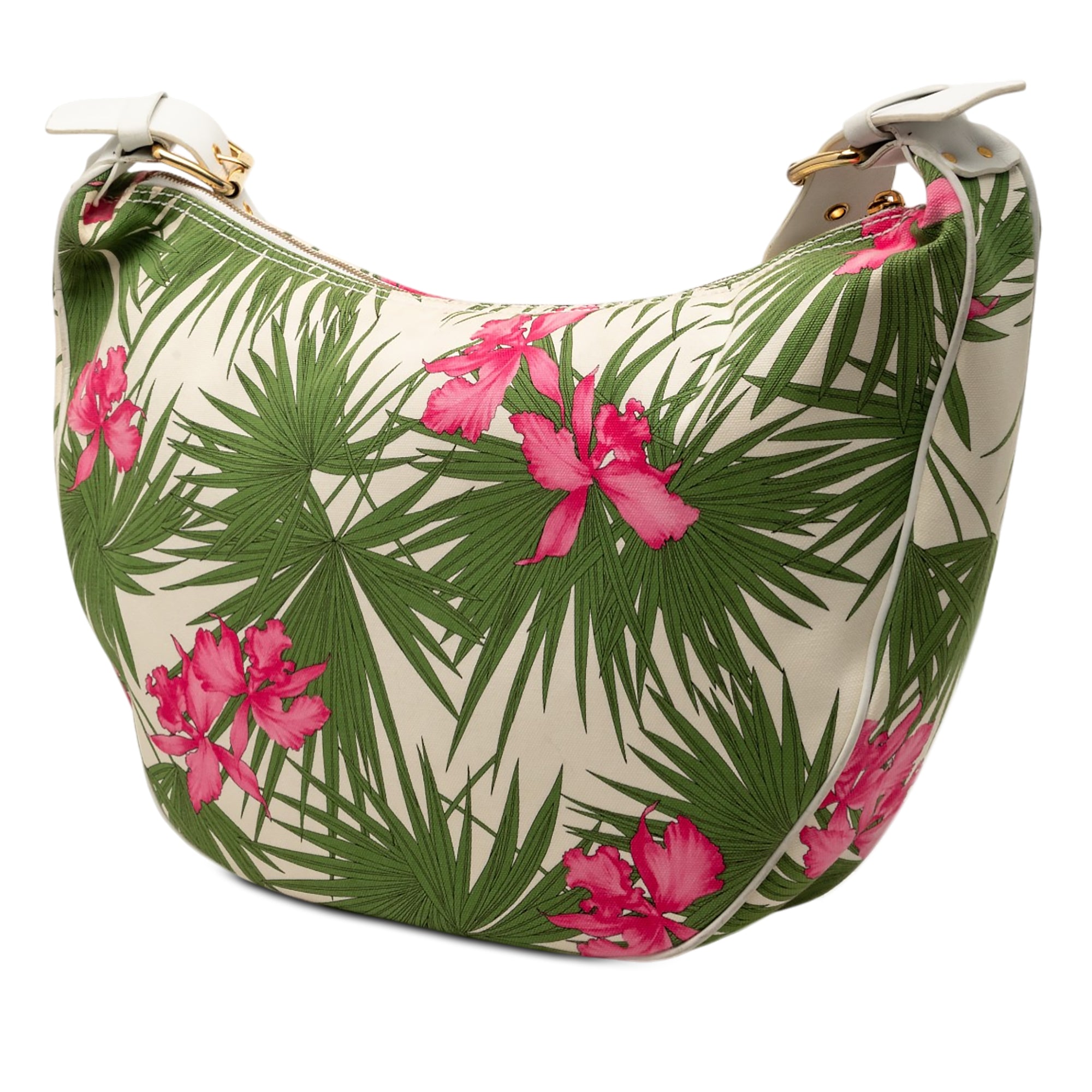 Floral Printed Canvas Crossbody - Image 2