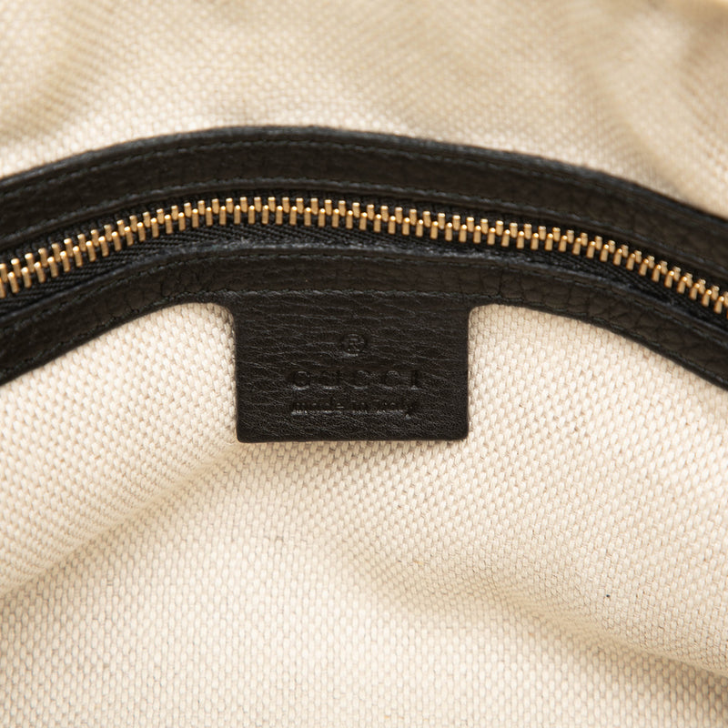 Pebbled Calfskin Soho Chain Zip Shoulder Bag - Image 5