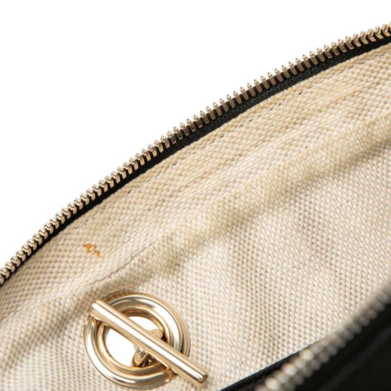 Pebbled Calfskin Soho Chain Zip Shoulder Bag - Image 7