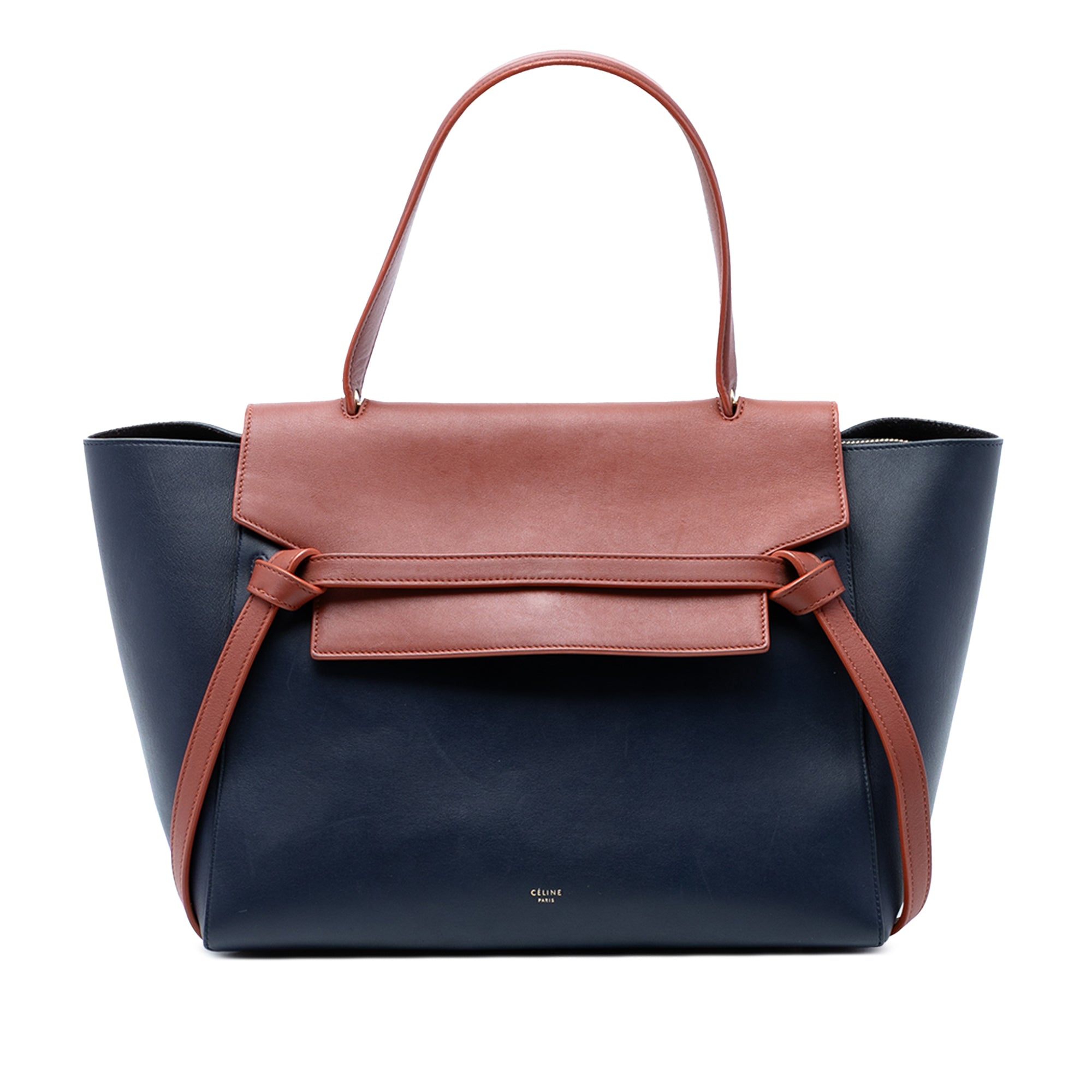Mini Bicolor Smooth Calfskin Belt Bag - Image 1