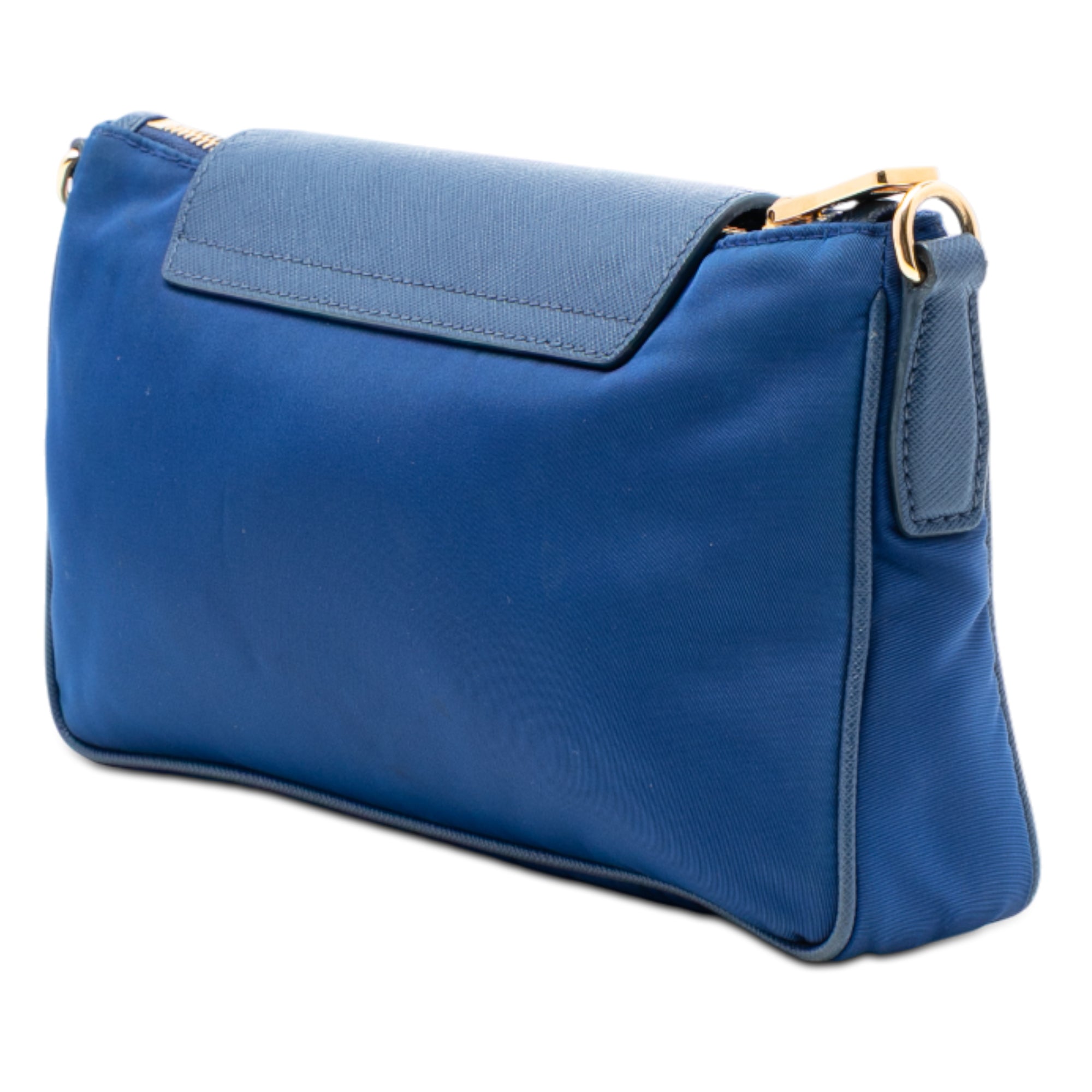 Saffiano Trimmed Tessuto Chain Crossbody - Image 2