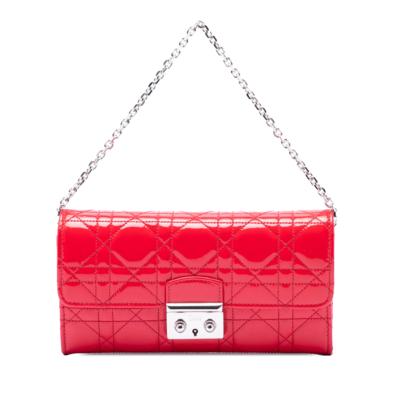 Patent Cannage Miss Dior Wallet on Chain - Image 1