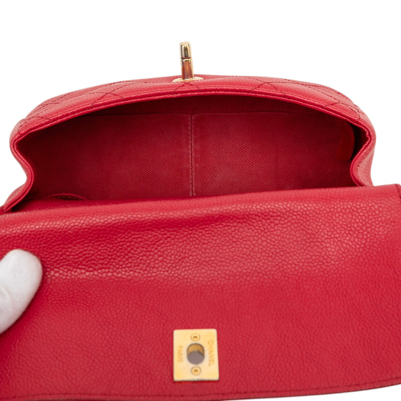 Small Caviar Business Affinity Top Handle Bag - Image 4