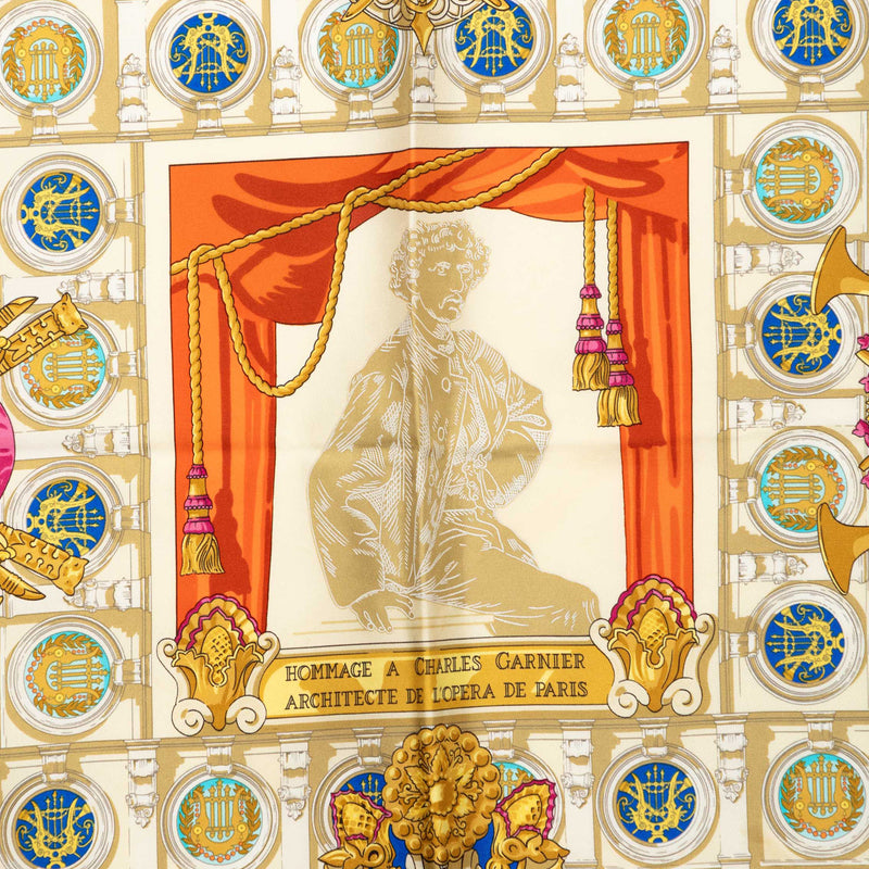 Hommage a Charles Garnier Silk Scarf 90 - Image 2
