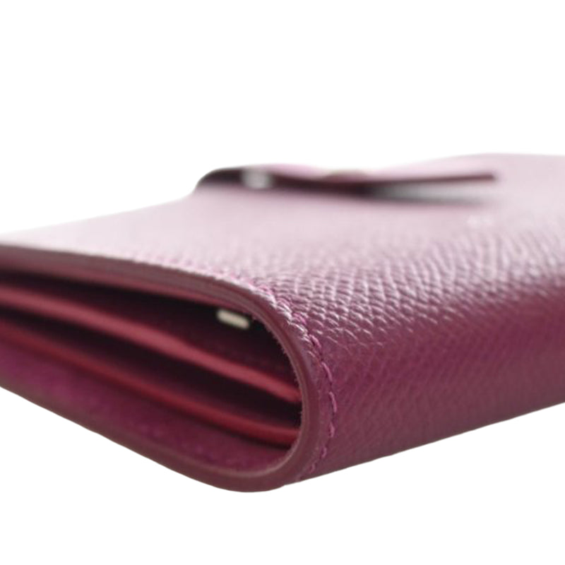 Bicolor Grained Calfskin Multifunction Strap Wallet - Image 11