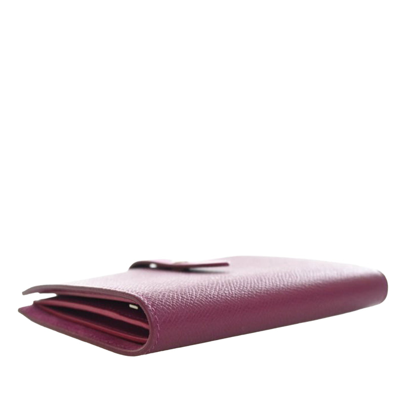 Bicolor Grained Calfskin Multifunction Strap Wallet - Image 13