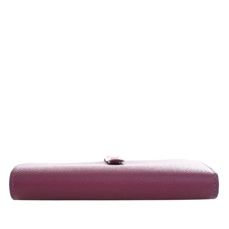Bicolor Grained Calfskin Multifunction Strap Wallet - Image 5