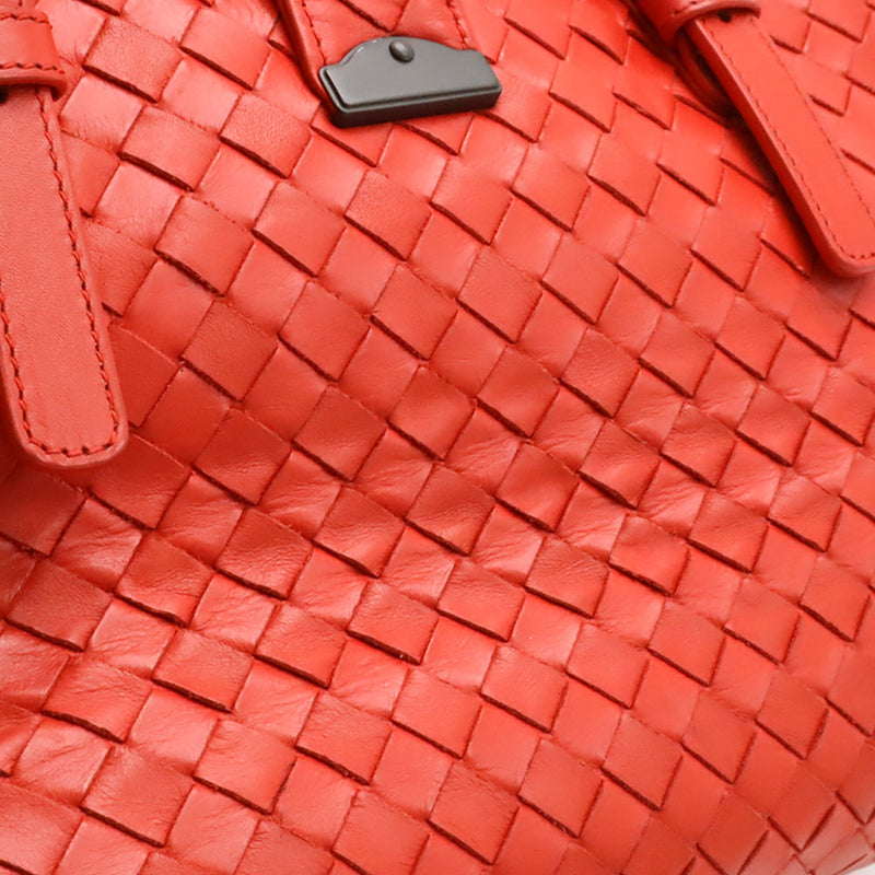 Small Nappa Intrecciato Roma Satchel - Image 6