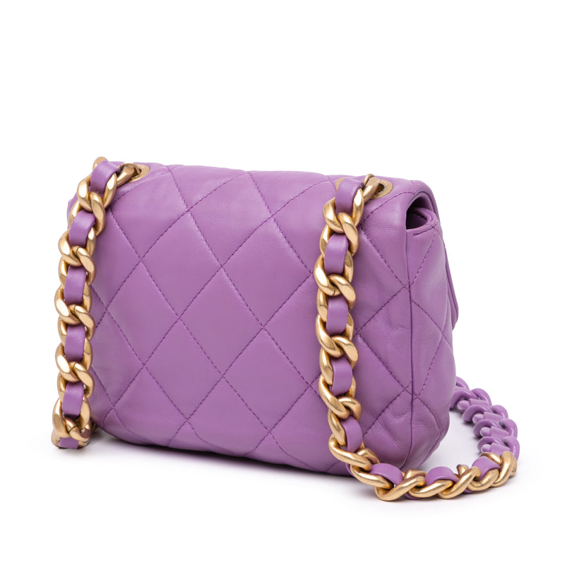 Mini Quilted Lambskin Candy Chain Flap - Image 2