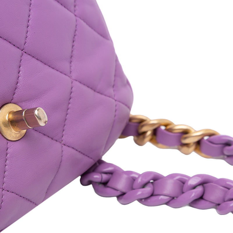 Mini Quilted Lambskin Candy Chain Flap - Image 8