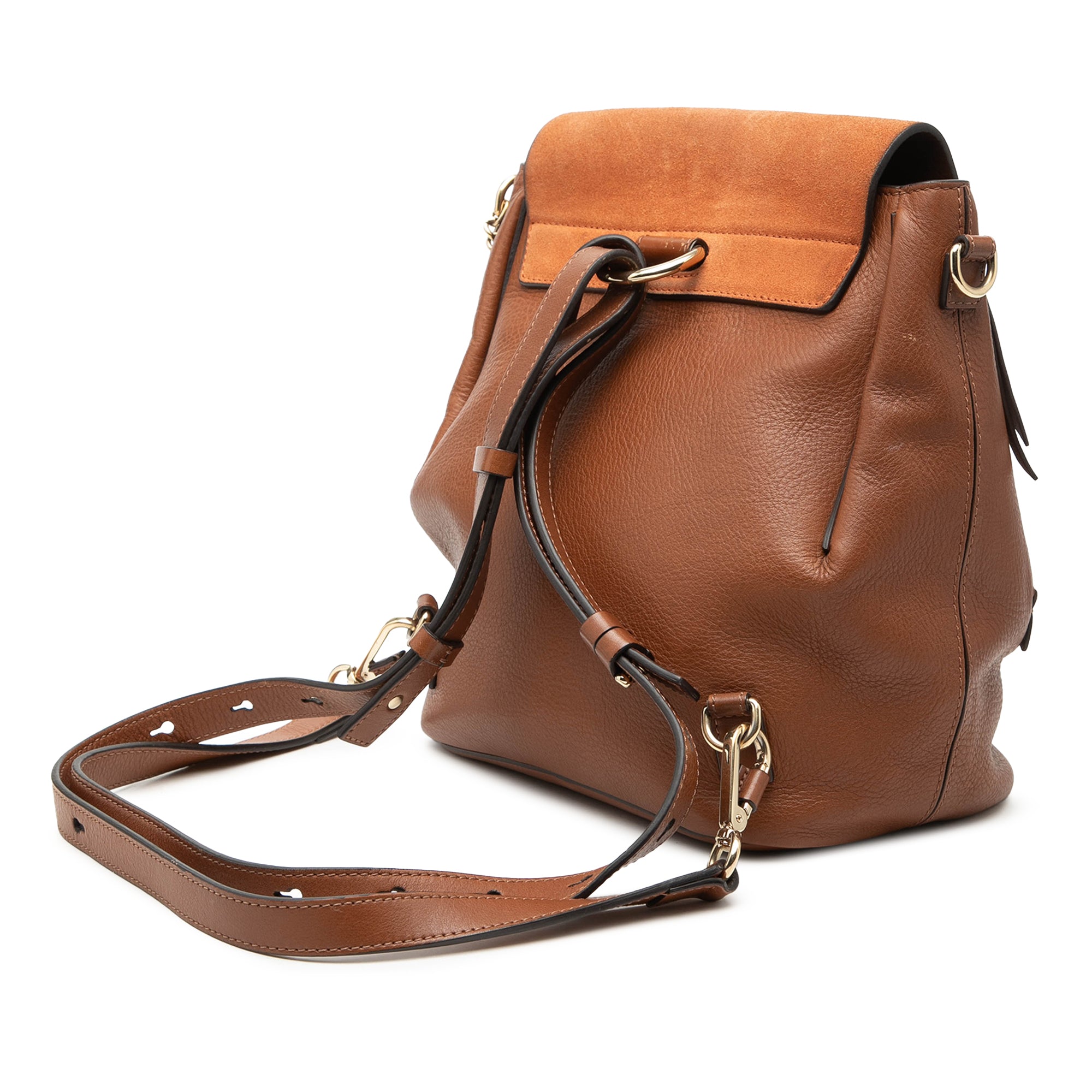 Medium Calfskin and Suede Faye Backpack - Image 2