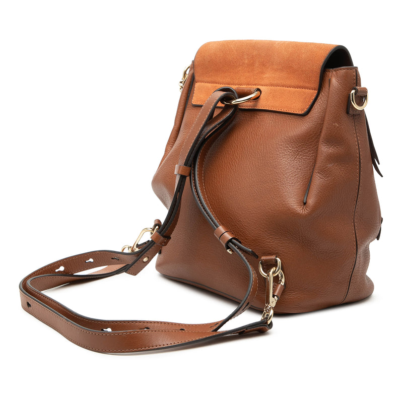 Medium Calfskin and Suede Faye Backpack - Image 2