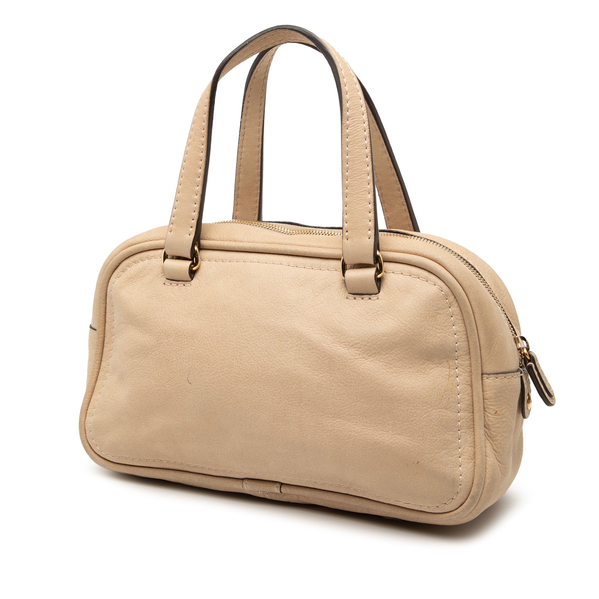 Mini Anagram Leather Tassel Handbag - Image 2