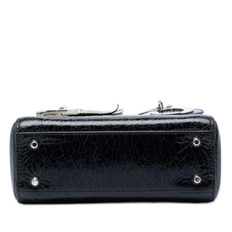 Mini Deerskin Ceramic Effect Jeweled Swan Lady Dior - Image 3