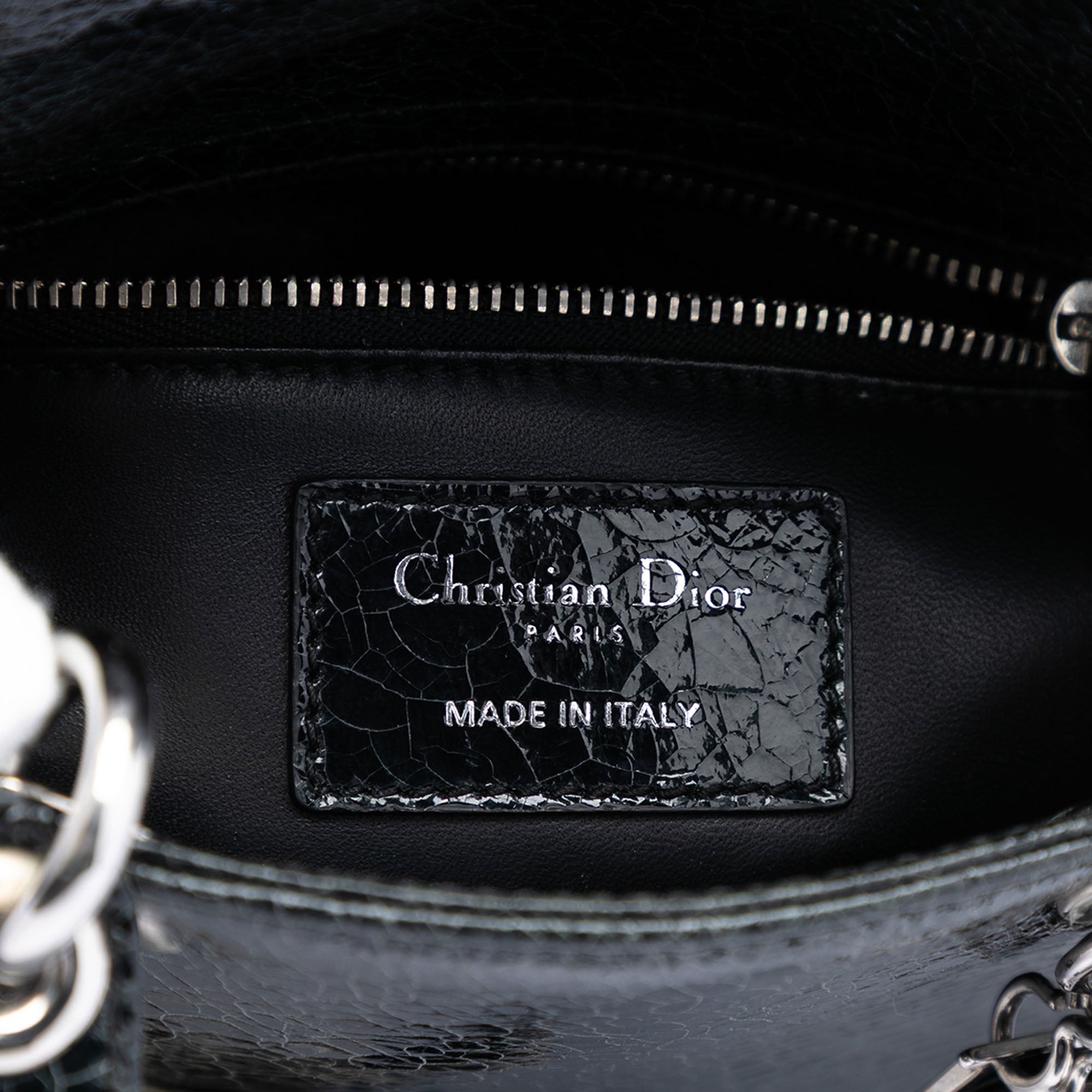 Mini Deerskin Ceramic Effect Jeweled Swan Lady Dior - Image 5