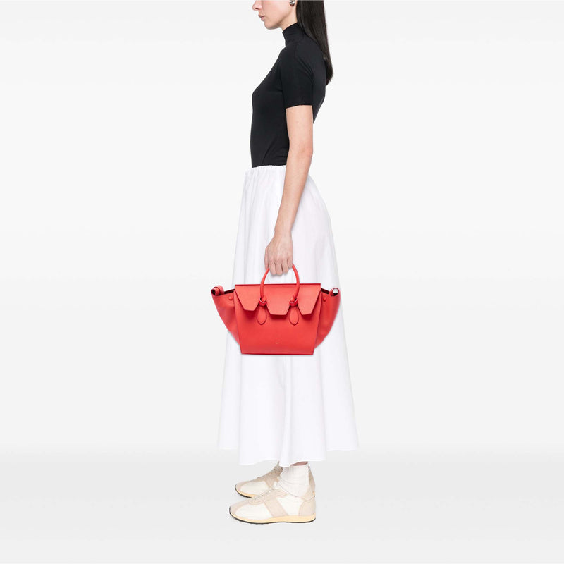 Medium Grained Calfskin Tie Knot Tote - Image 6