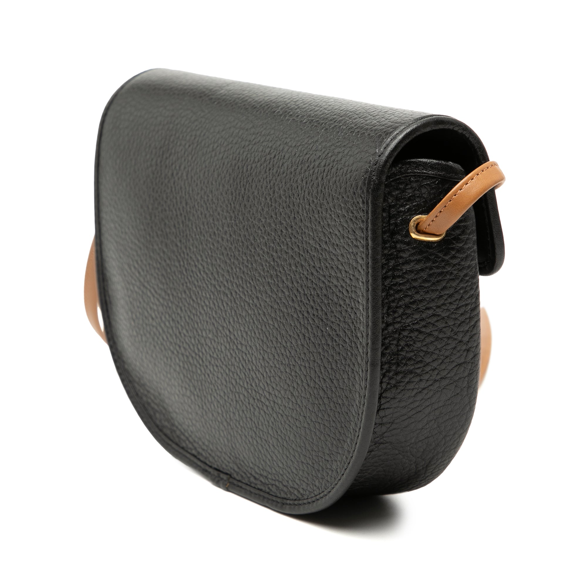 Bicolor Grained Calfskin Crossbody - Image 2