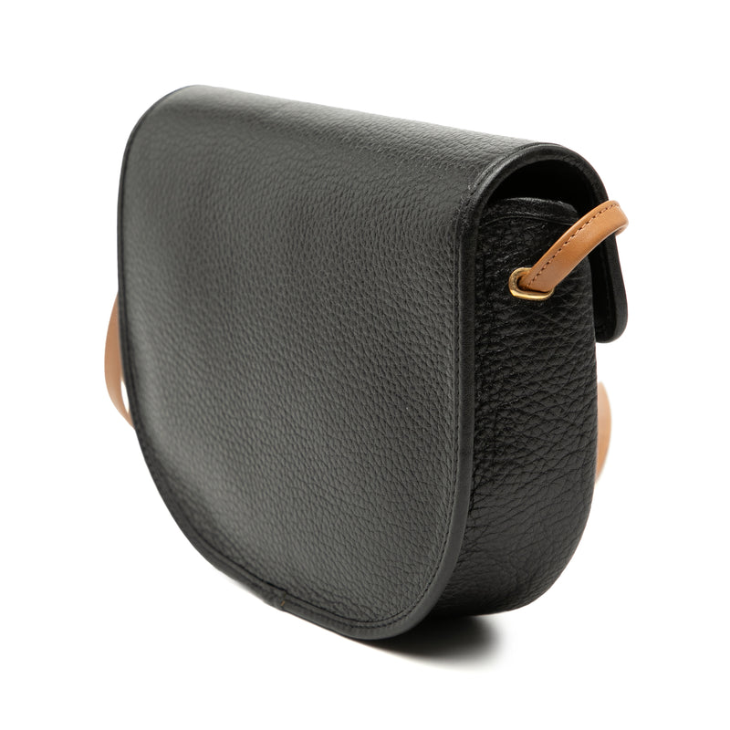 Bicolor Grained Calfskin Crossbody - Image 2