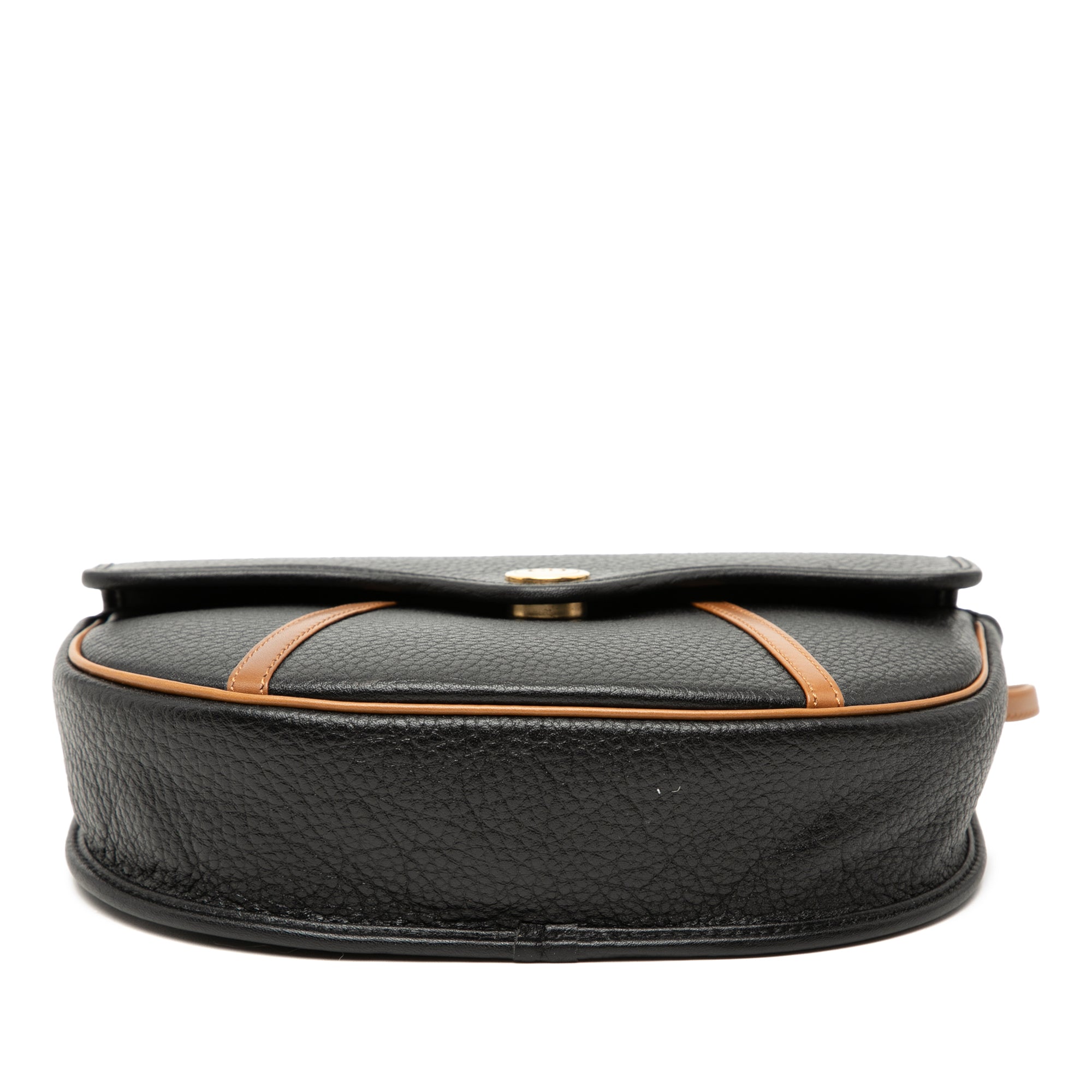 Bicolor Grained Calfskin Crossbody - Image 3