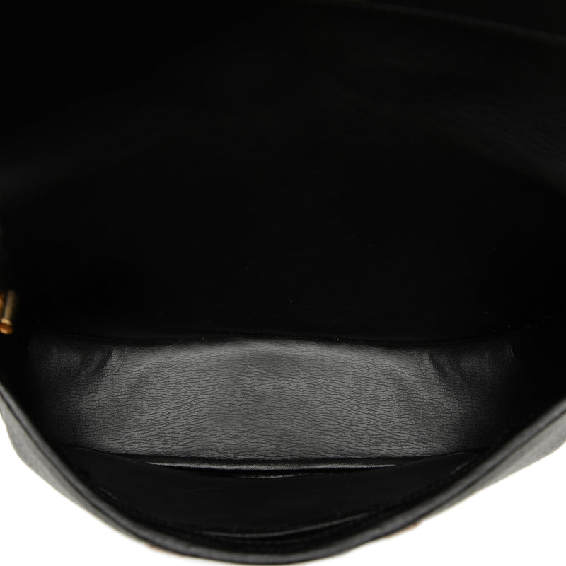 Bicolor Grained Calfskin Crossbody - Image 4