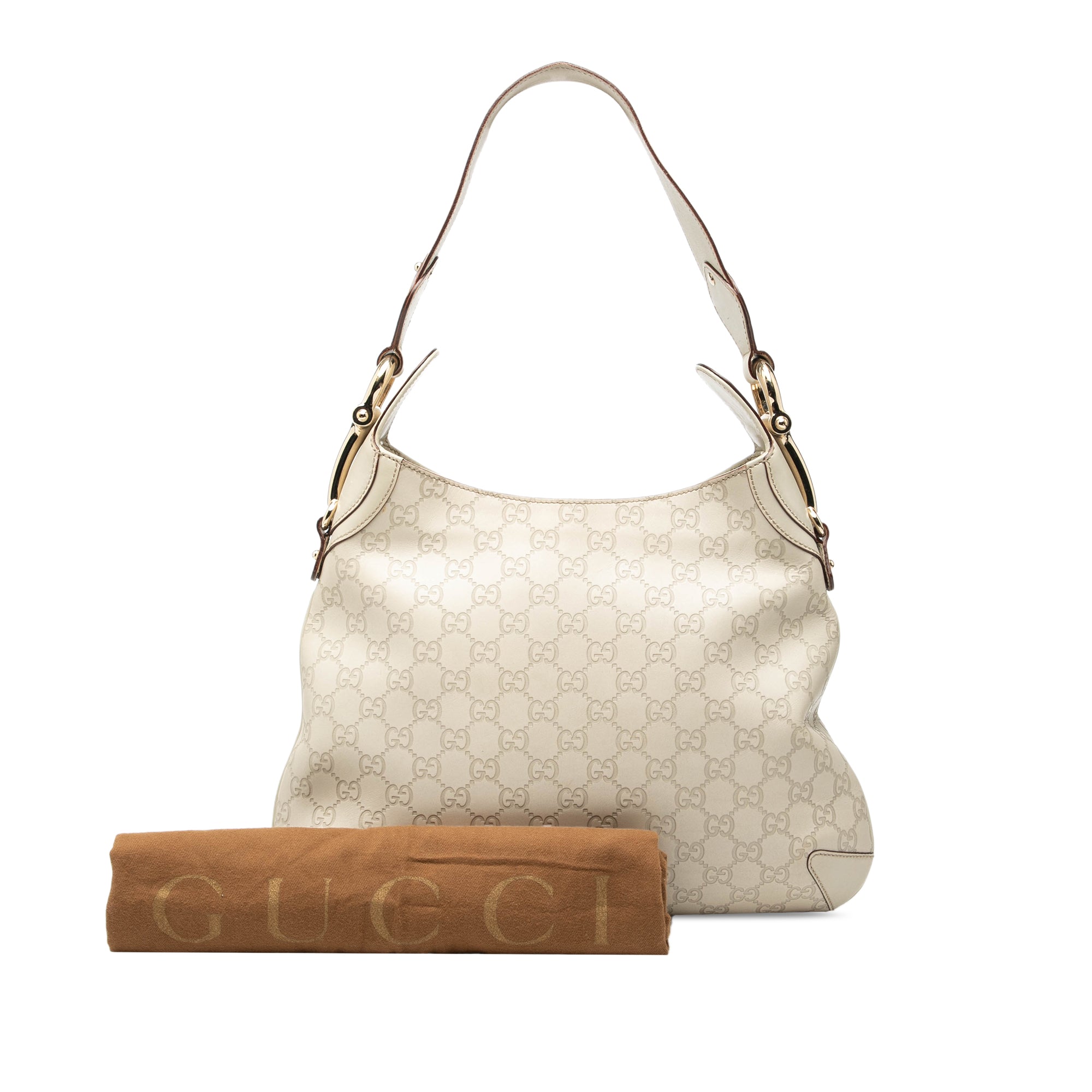 Guccissima Horsebit Creole Hobo - Image 8