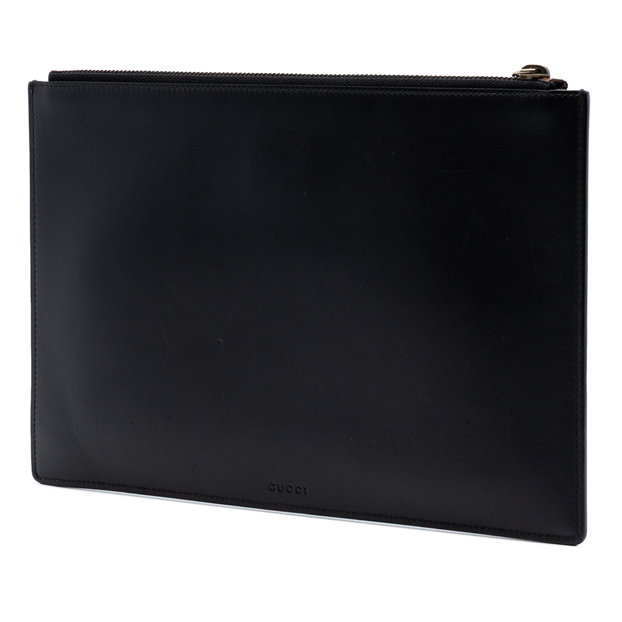 Calfskin Ghost Zip Clutch - Image 2