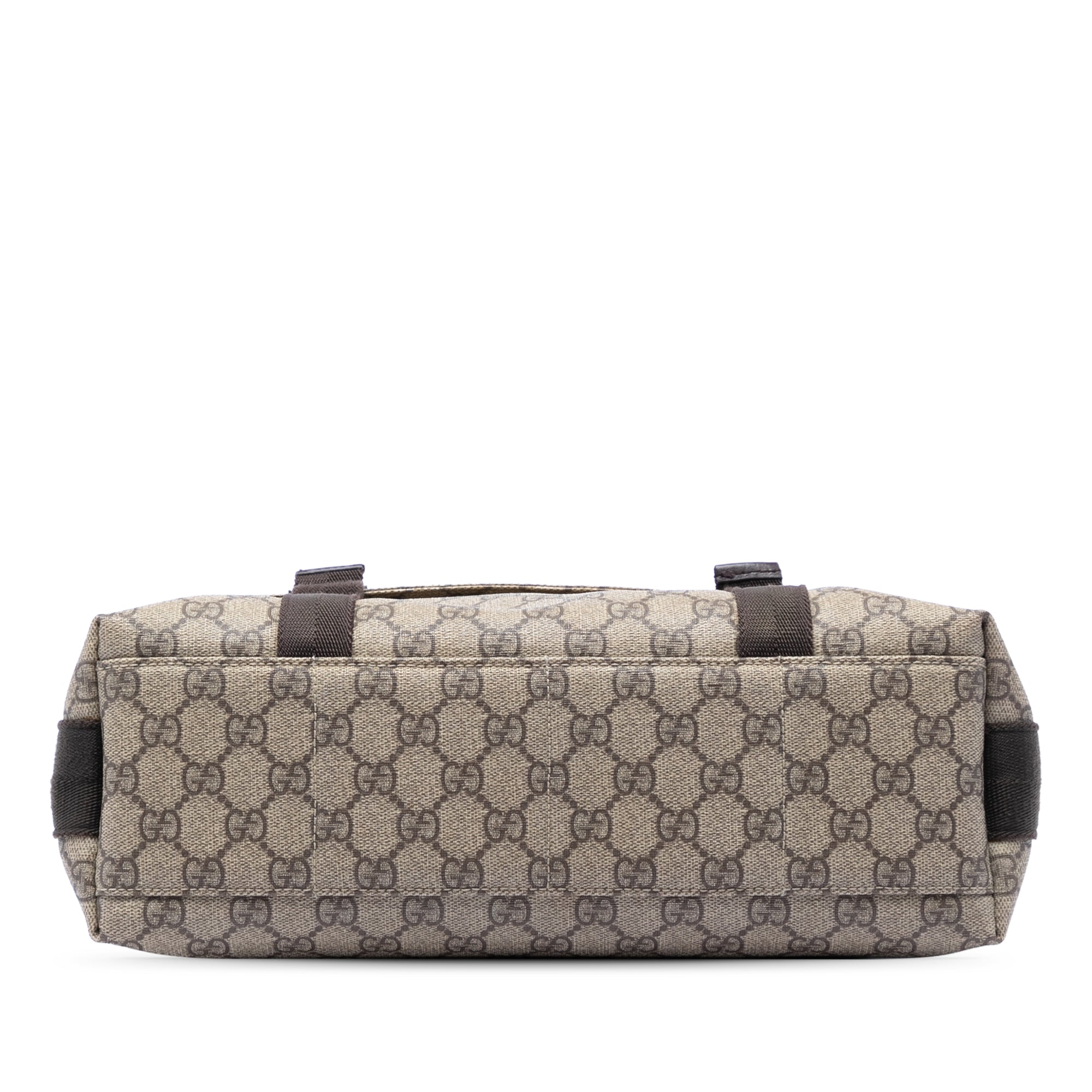 Large GG Supreme Double Buckle Flap Messenger Bag - Image 3