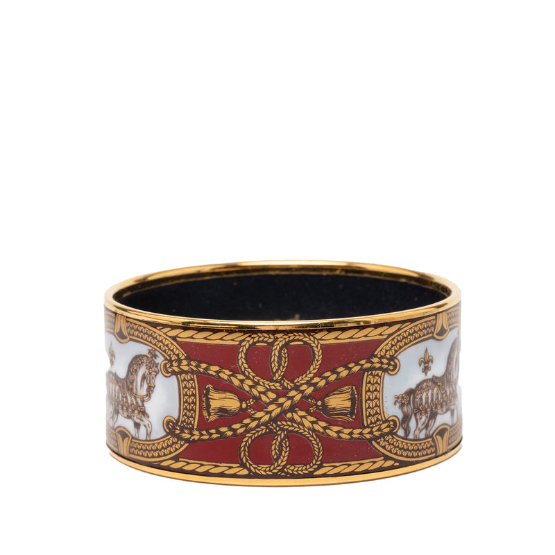 Extra Wide Enamel Grand Apparat Bracelet 70