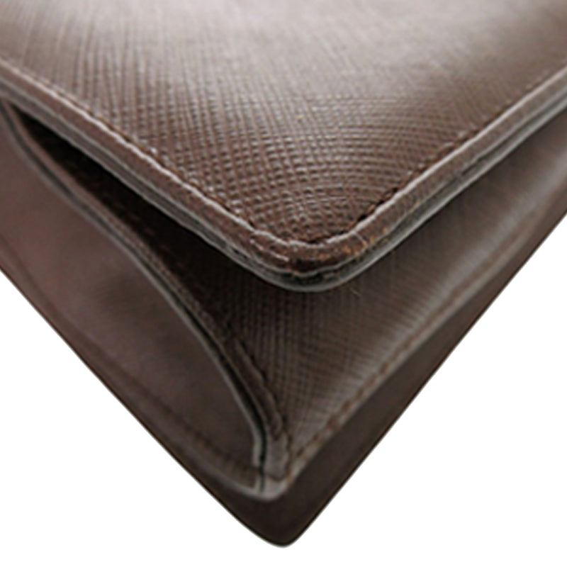 Leather Gancini Ribbon Handbag - Image 13