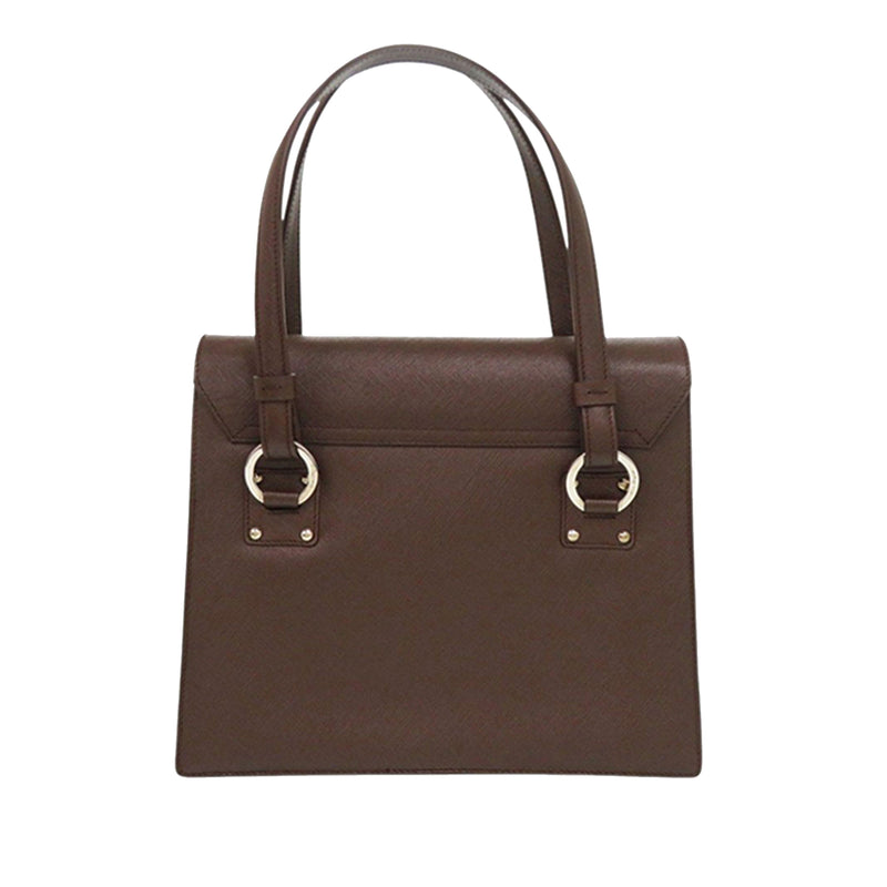 Leather Gancini Ribbon Handbag - Image 2