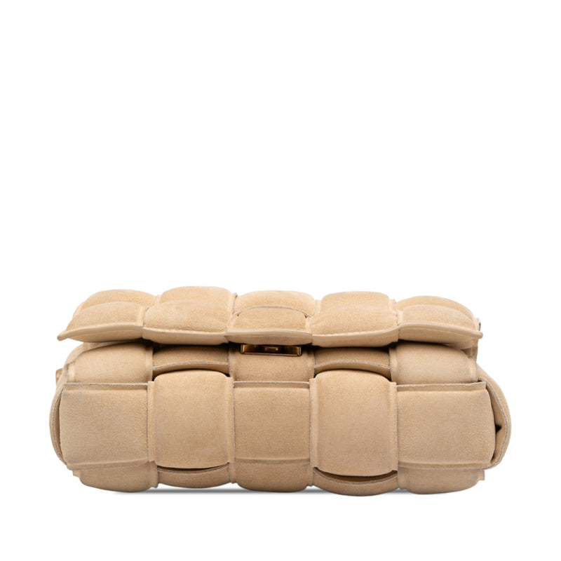 Suede Intrecciato Padded Cassette Crossbody - Image 3