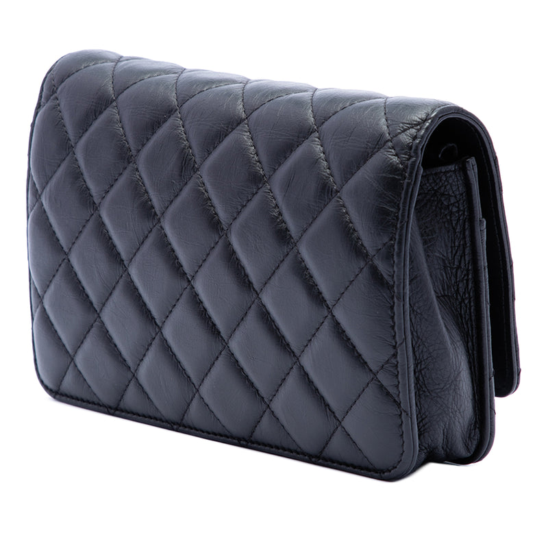 CC Quilted Aged Calfskin Tassel Wallet On Chain - Image 2