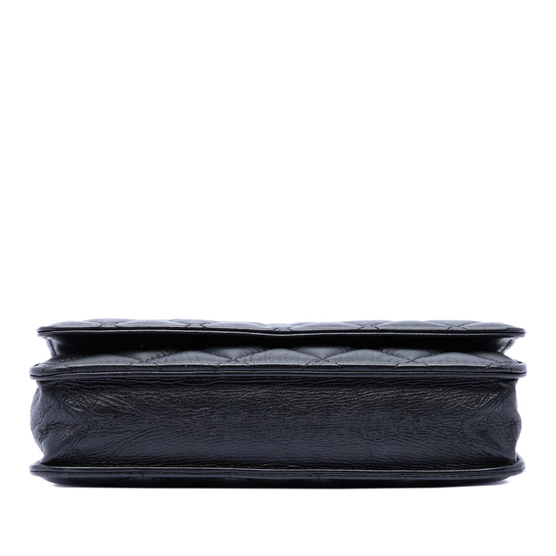 CC Quilted Aged Calfskin Tassel Wallet On Chain - Image 3