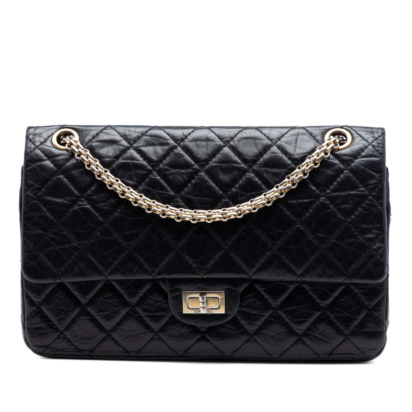 Quilted Aged Calfskin Reissue 2.55 Double Flap 226 - Image 1