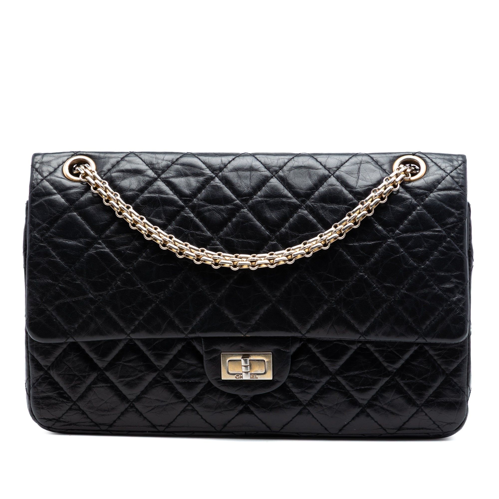 Quilted Aged Calfskin Reissue 2.55 Double Flap 226 - Image 1