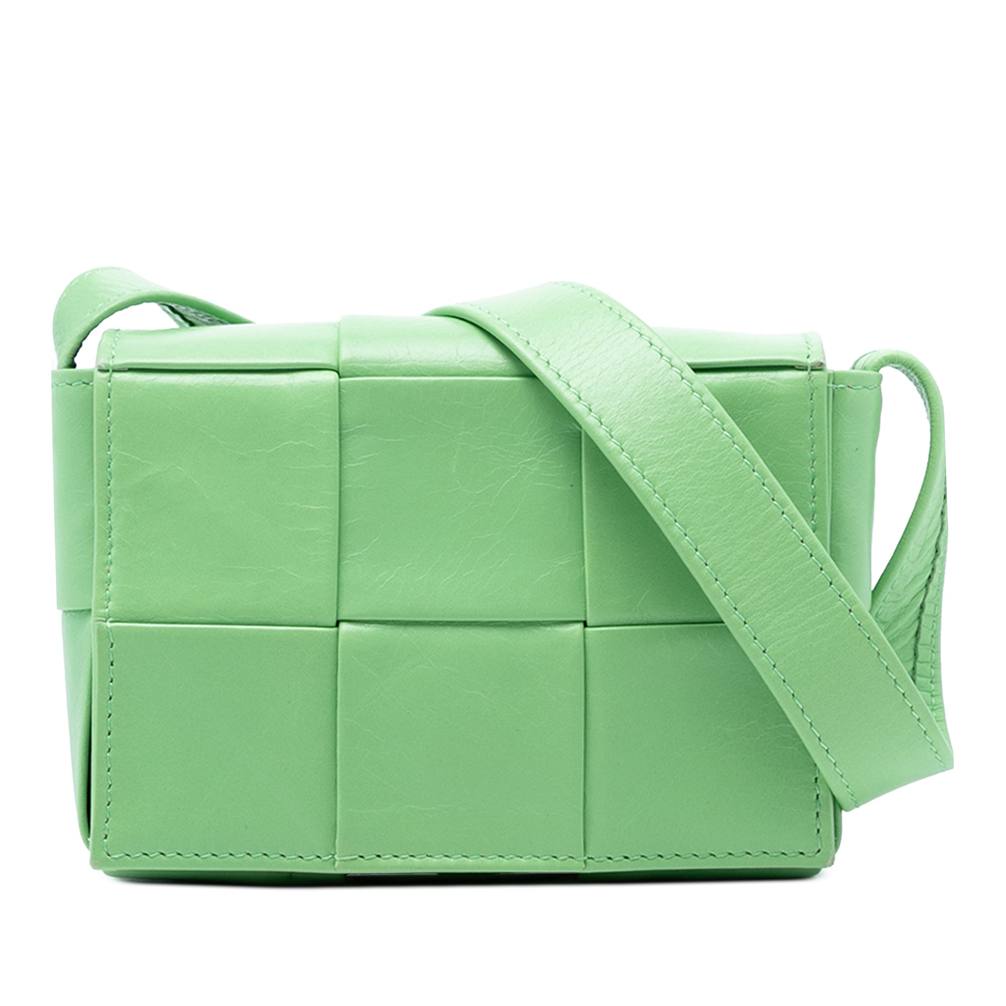 Candy Nappa Intrecciato Cassette Crossbody - Image 1