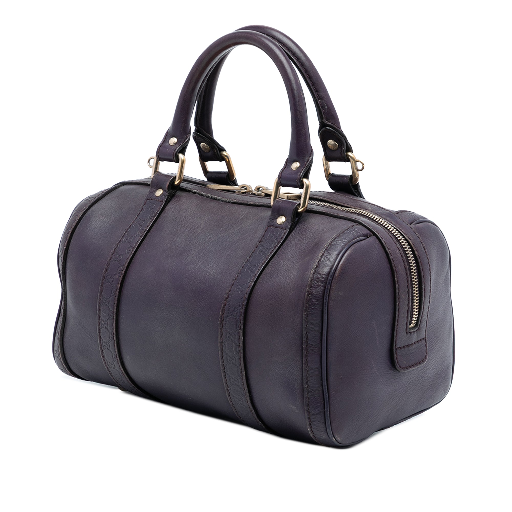 Small Guccissima Trimmed Leather Joy Boston Bag - Image 2