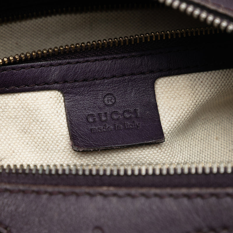 Small Guccissima Trimmed Calfskin Joy Boston Bag - Image 5
