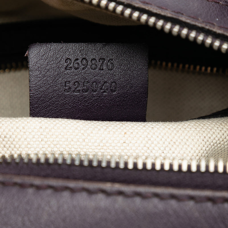 Small Guccissima Trimmed Calfskin Joy Boston Bag - Image 6